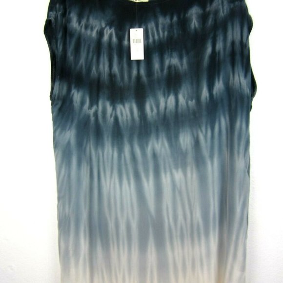 Anthropologie Cloth & Stone Ombre Horizon Fade Dress - Picture 5 of 11